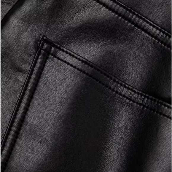 Agolde Recycled Leather Pants Size 30 - Picture 5 of 8